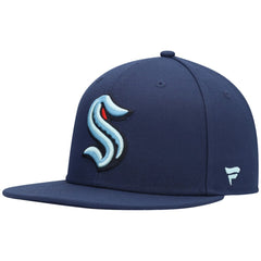 Seattle Kraken Fanatics Primary Logo Snapback Hat -  NHL Hats