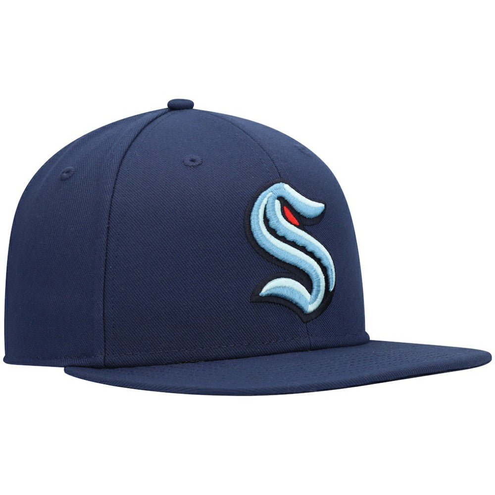 Seattle Kraken Fanatics Primary Logo Snapback Hat -  NHL Hats