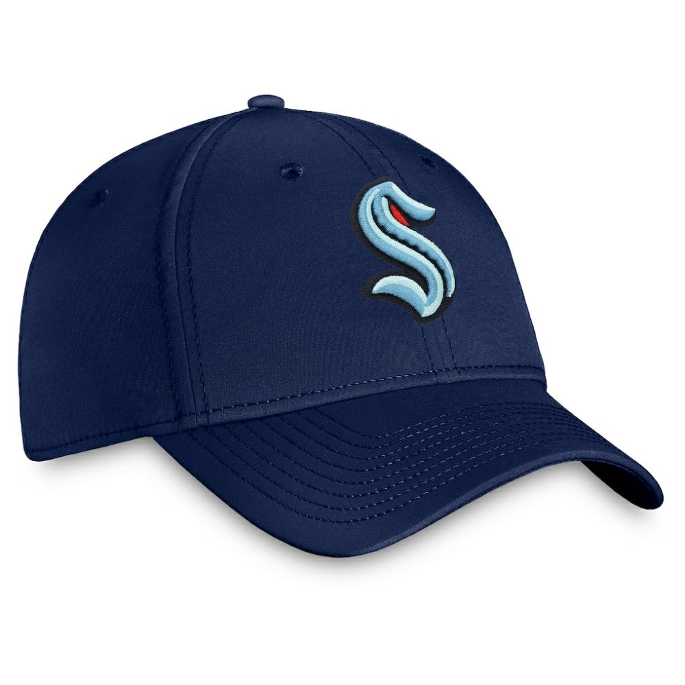 Seattle Kraken Fanatics Core Primary Logo Flex Hat -  NHL Hats
