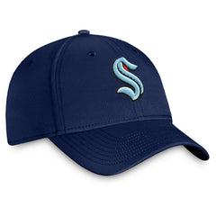 Seattle Kraken Fanatics Core Primary Logo Flex Hat -  NHL Hats