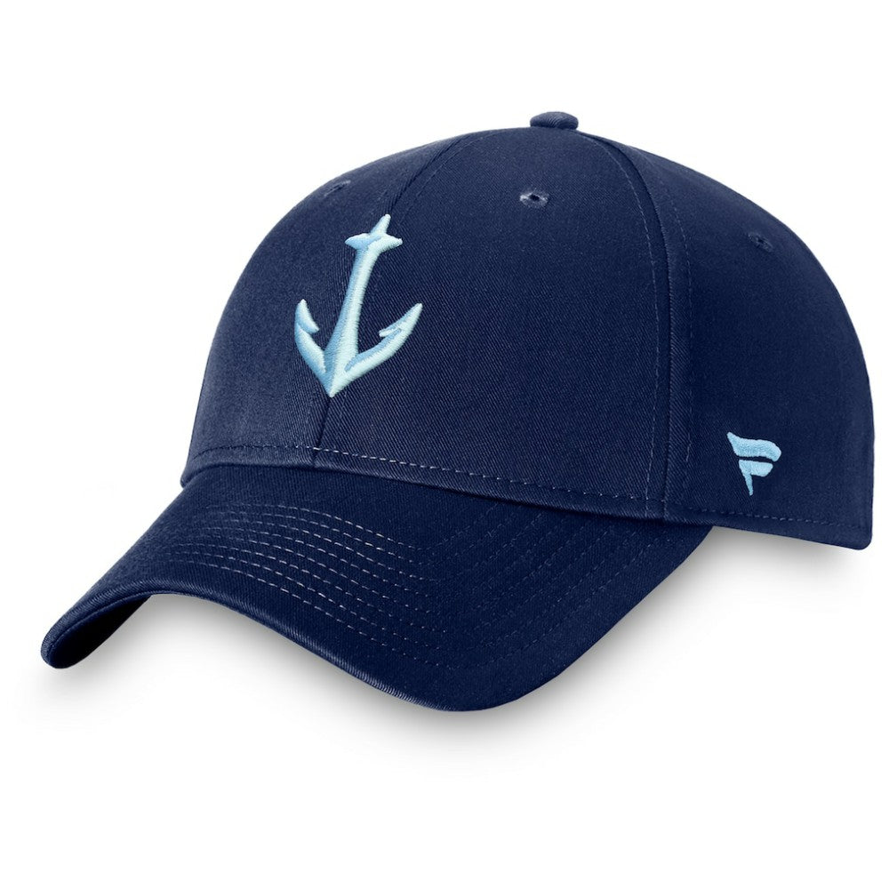 Seattle Kraken Fanatics Core Secondary Logo Adjustable Hat -  NHL Hats