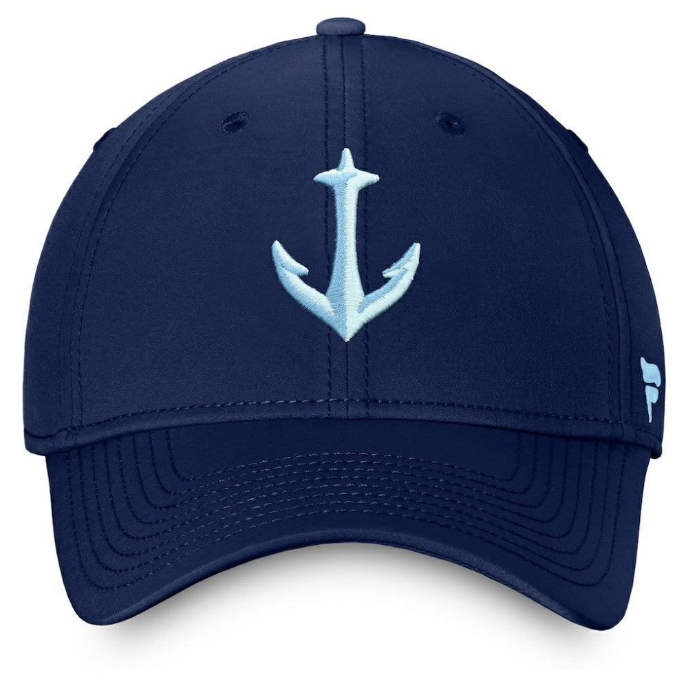 Seattle Kraken Fanatics Secondary Logo Flex Hat -  NHL Hats