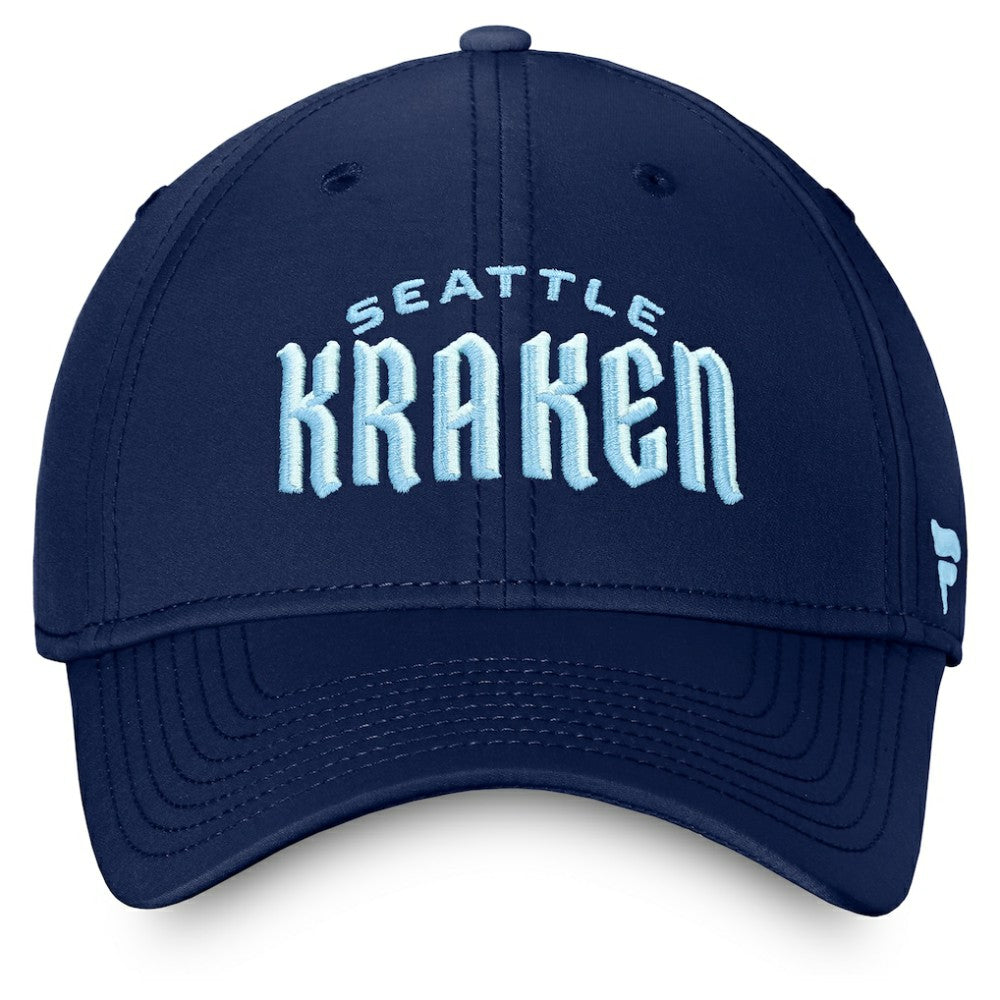Seattle Kraken Fanatics Wordmark Flex Hat -  NHL Hats