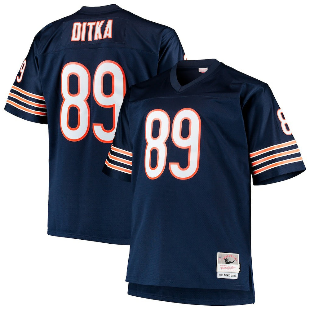 Chicago Bears Mike Ditka  Big & Tall 1966 Retired Player Replica Jersey | NFL Discount