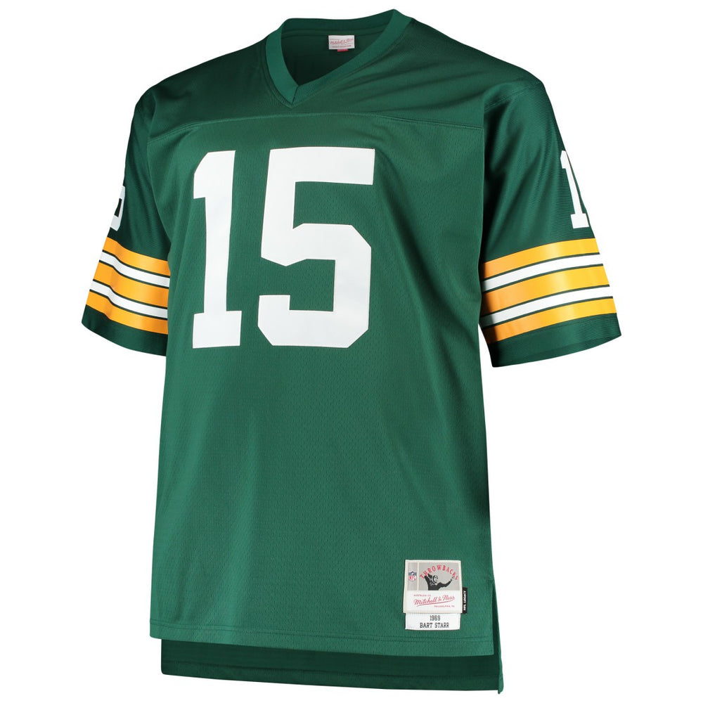 Green Bay Packers Bart Starr  Big & Tall 1968 Retired Player Replica Jersey | NFL Online