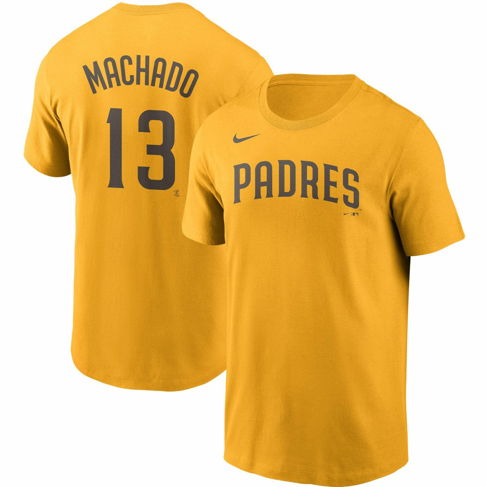 Manny Machado San Diego Padres Nike Name & Number T-Shirt - MLB T-shirts