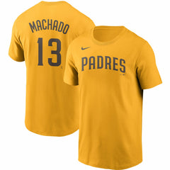 Manny Machado San Diego Padres Nike Name & Number T-Shirt - MLB T-shirts