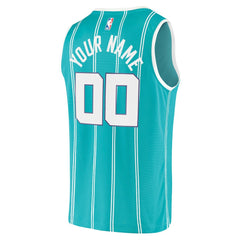 Teal Charlotte Hornets Fast Break Replica Custom Jersey | NBA