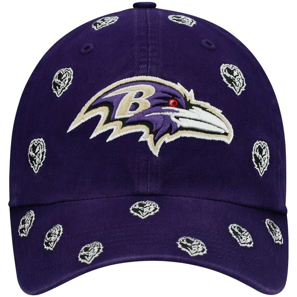 Baltimore Ravens '47 Women's Confetti Clean Up Head Logo Adjustable Hat | NFL Near me