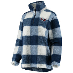 Washington Capitals G-III 4Her by Carl Banks Women's Plaid Sherpa Quarter-Zip Jacket -  NHL Jackets