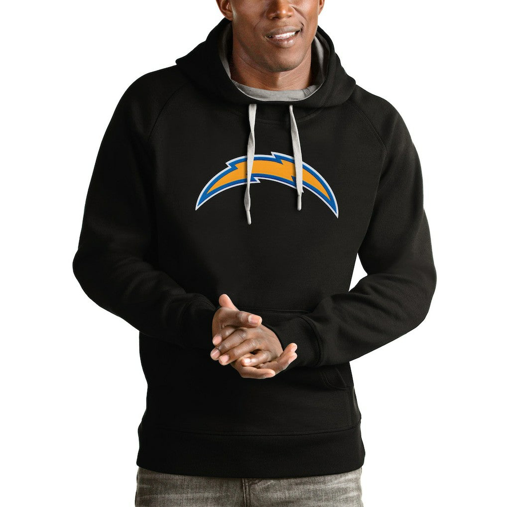 Los Angeles Chargers Antigua Victory Pullover Hoodie | NFL Discount