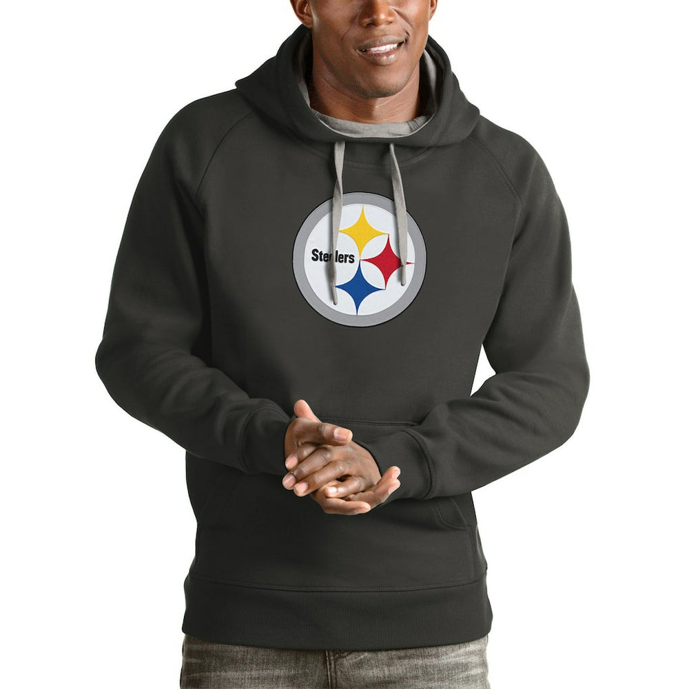 Pittsburgh Steelers Antigua Victory Pullover Hoodie | NFL Outlet