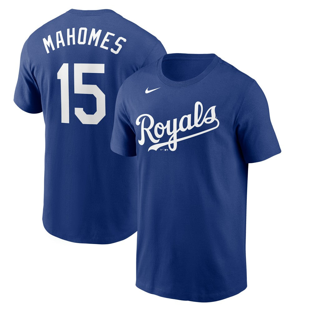 Patrick Mahomes Kansas City Royals Nike Name & Number T-Shirt - MLB T-shirts