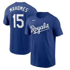 Patrick Mahomes Kansas City Royals Nike Name & Number T-Shirt - MLB T-shirts