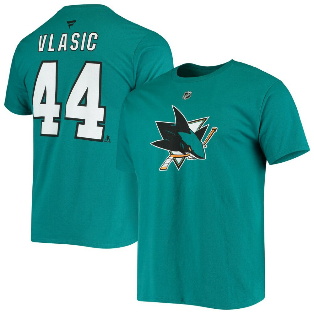 Marc-Edouard Vlasic San Jose Sharks Fanatics Player Name and Number T-Shirt -  NHL T-shirts