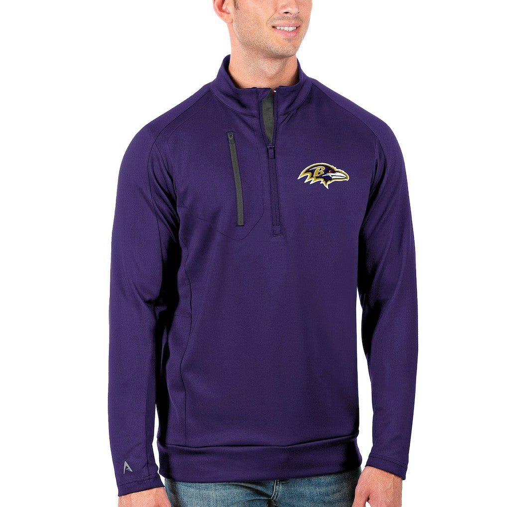 Baltimore Ravens Antigua Generation Quarter-Zip Pullover Jacket | NFL New