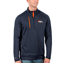 Denver Broncos Antigua Generation Quarter-Zip Pullover Jacket | NFL Outlet