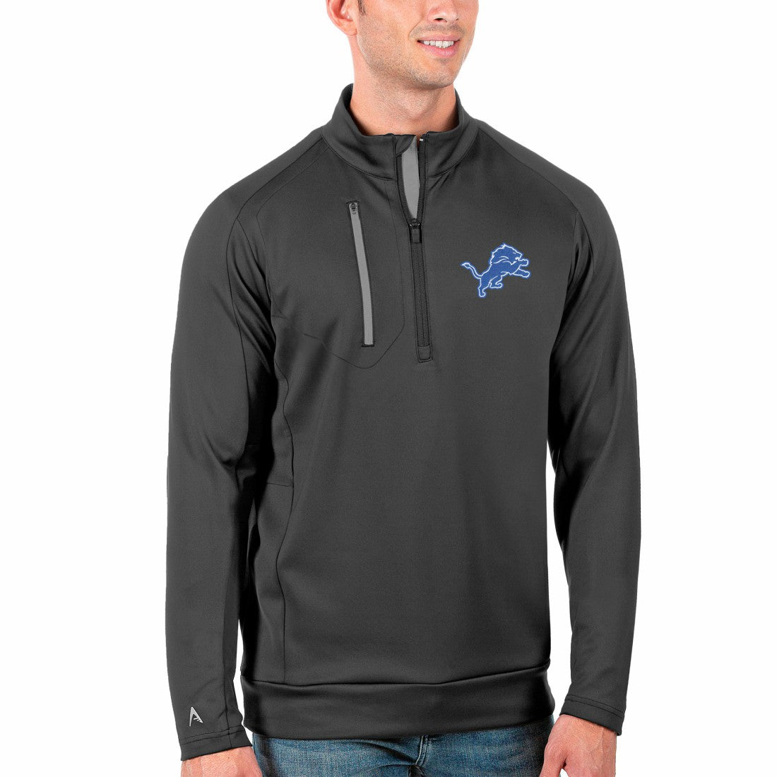 Detroit Lions Antigua Generation Quarter-Zip Pullover Jacket | NFL US
