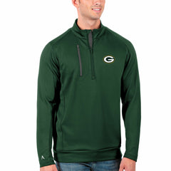 Green Bay Packers Antigua Generation Quarter-Zip Pullover Jacket | NFL New