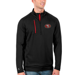 San Francisco 49ers Antigua Generation Quarter-Zip Pullover Jacket | NFL Online