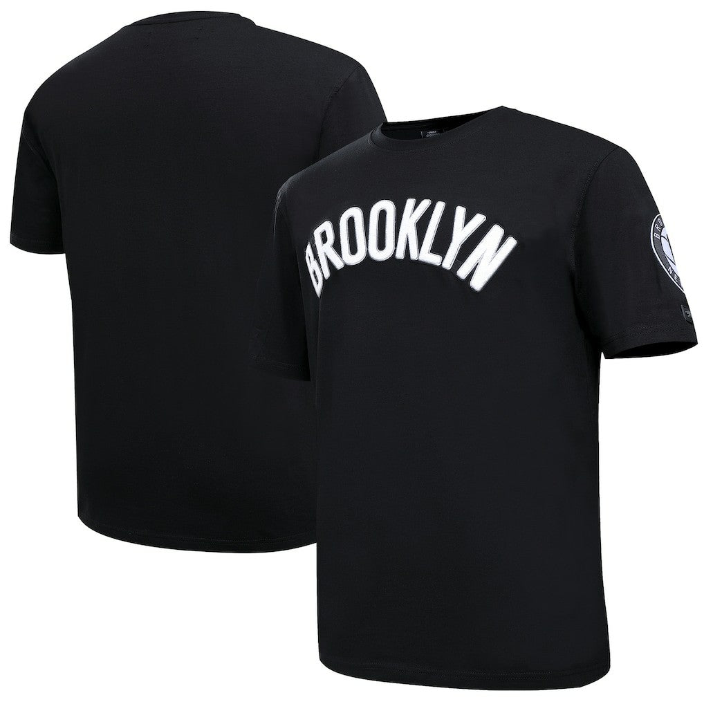 Black Brooklyn Nets Pro Standard Chenille T-Shirt | NBA