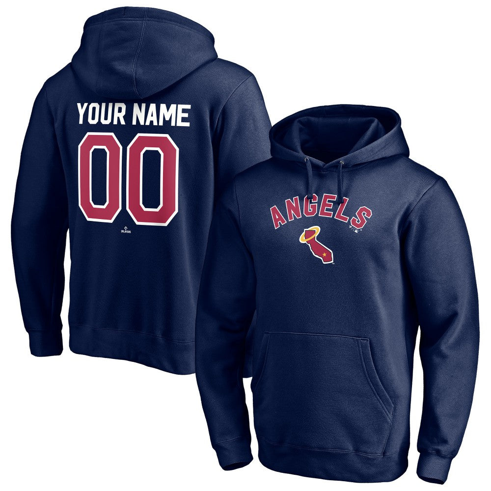 Los Angeles Angels Cooperstown Winning Streak Personalized Name & Number Pullover Hoodie - MLB Hoodies