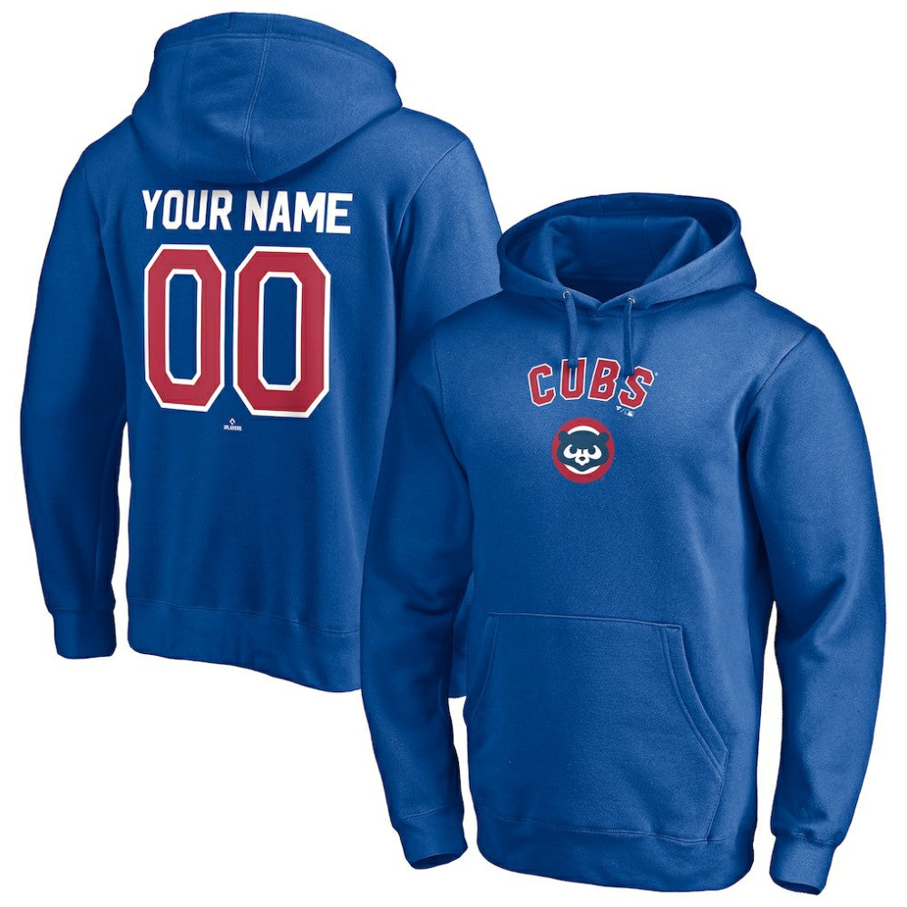 Chicago Cubs Cooperstown Winning Streak Personalized Name & Number Pullover Hoodie - MLB Hoodies