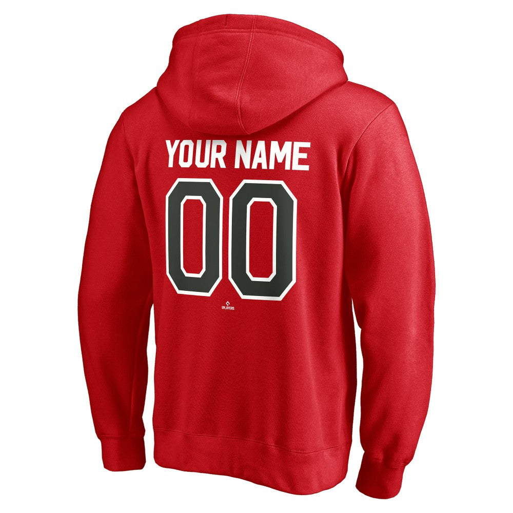 Cincinnati Reds Cooperstown Winning Streak Personalized Name & Number Pullover Hoodie - MLB Hoodies