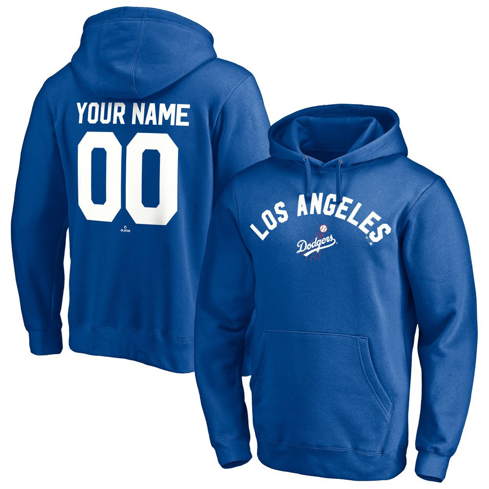Los Angeles Dodgers Cooperstown Winning Streak Personalized Name & Number Pullover Hoodie - MLB Hoodies
