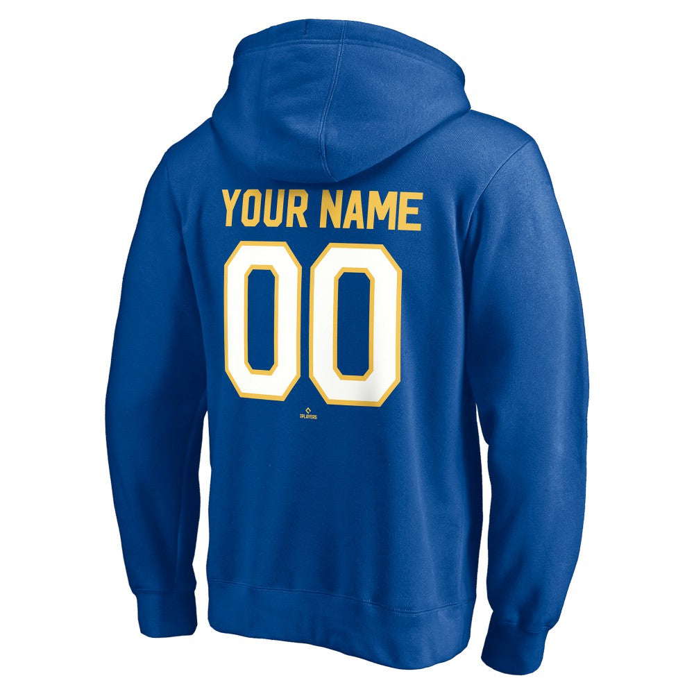 Milwaukee Brewers Cooperstown Winning Streak Personalized Name & Number Pullover Hoodie - MLB Hoodies