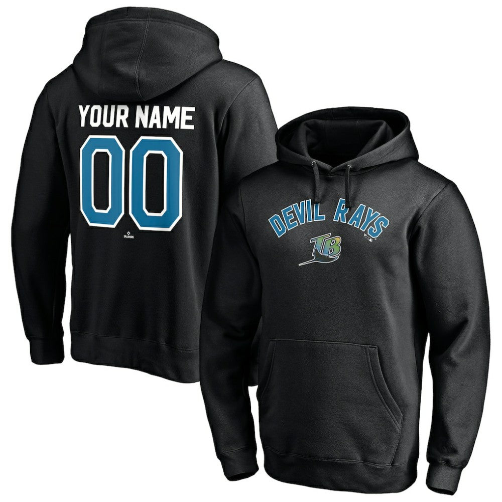 Tampa Bay Rays Cooperstown Winning Streak Personalized Name & Number Pullover Hoodie - MLB Hoodies
