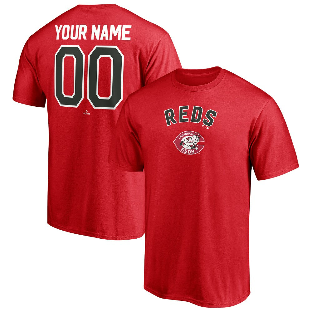Cincinnati Reds Cooperstown Winning Streak Personalized Name & Number T-Shirt - MLB T-shirts
