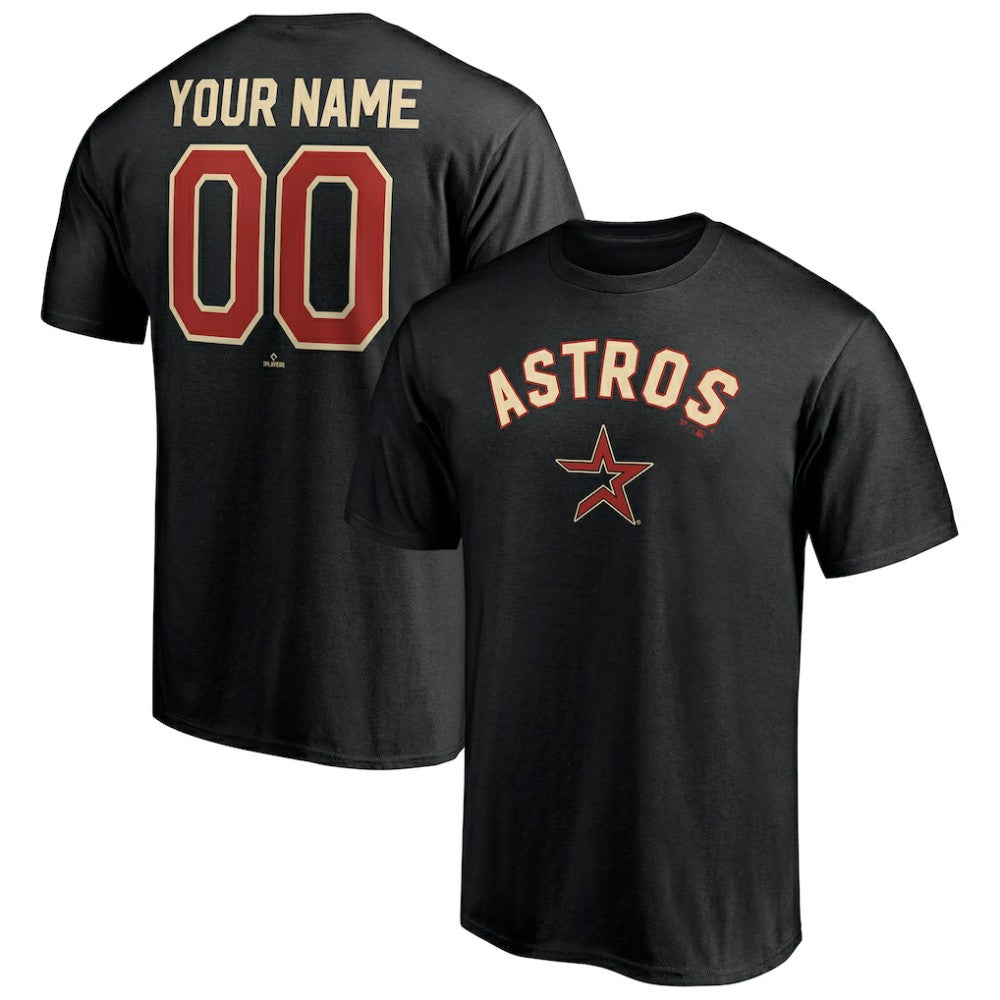 Houston Astros Cooperstown Winning Streak Alternate Personalized Name & Number T-Shirt - MLB T-shirts