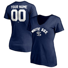 Chicago White Sox Women's Cooperstown Winning Streak Alternate Personalized Name & Number V-Neck T-Shirt - MLB T-shirts
