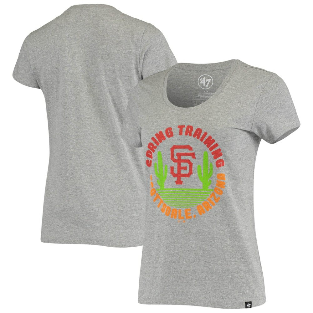 San Francisco Giants '47 Women's Spring Training Cactus Circle Scoop Neck T-Shirt - MLB T-shirts