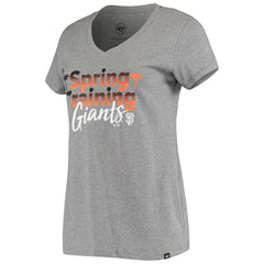 San Francisco Giants '47 Women's Spring Training Fade V-Neck T-Shirt - MLB T-shirts