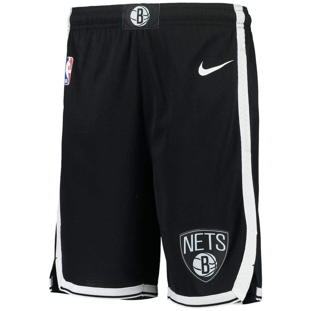 Black Brooklyn Nets Youth 2020/21 Swingman Performance Shorts | NBA