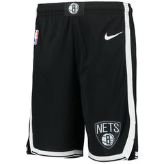 Black Brooklyn Nets Youth 2020/21 Swingman Performance Shorts | NBA
