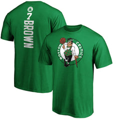 Kelly Green Jaylen Brown Boston Celtics Playmaker Name & Number T-Shirt | NBA