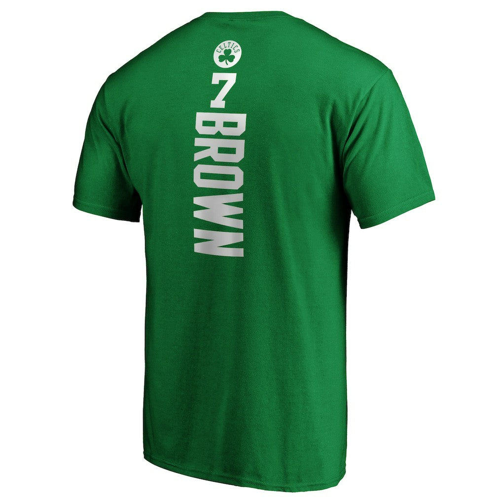 Kelly Green Jaylen Brown Boston Celtics Playmaker Name & Number T-Shirt | NBA