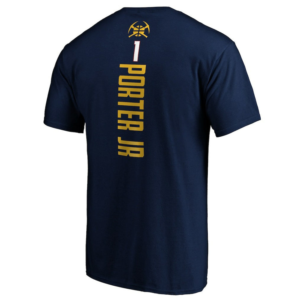 Navy Michael Porter Jr. Denver Nuggets Playmaker Name & Number T-Shirt sale | NBA