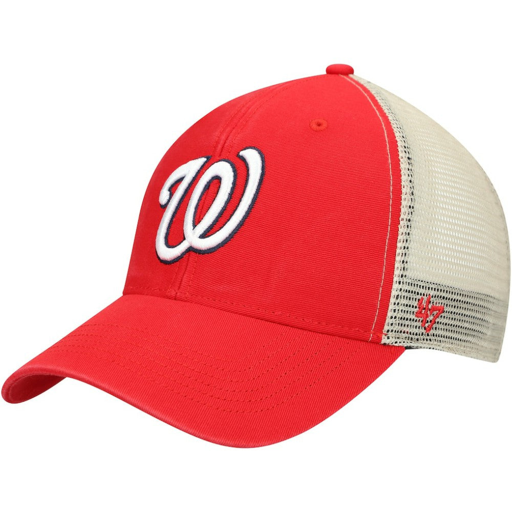 Washington Nationals '47 Flagship Washed MVP Trucker Snapback Hat - MLB Hats