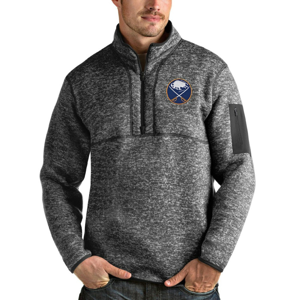 Buffalo Sabres Antigua Fortune Half-Zip Pullover Jacket -  NHL Pullover