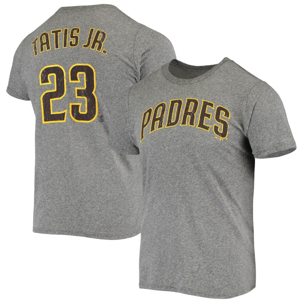 Fernando Tatis Jr. San Diego Padres Majestic Threads Name & Number Tri-Blend T-Shirt - MLB T-shirts