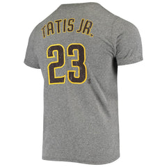 Fernando Tatis Jr. San Diego Padres Majestic Threads Name & Number Tri-Blend T-Shirt - MLB T-shirts