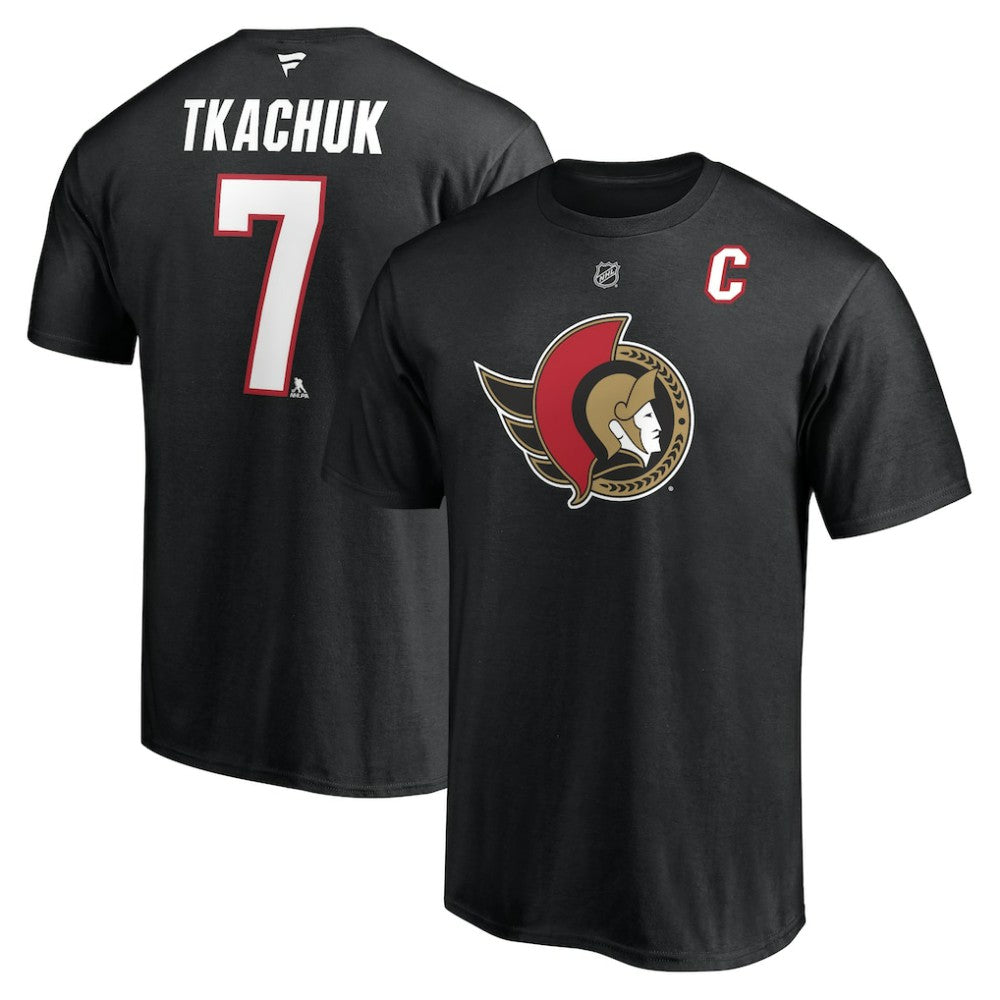 Brady Tkachuk Ottawa Senators Fanatics Authentic Stack Name & Number T-Shirt -  NHL T-shirts