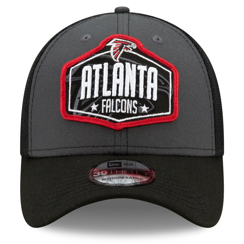 Atlanta Falcons 2021 NFL Draft Trucker 39THIRTY Flex Hat | NFL On sale