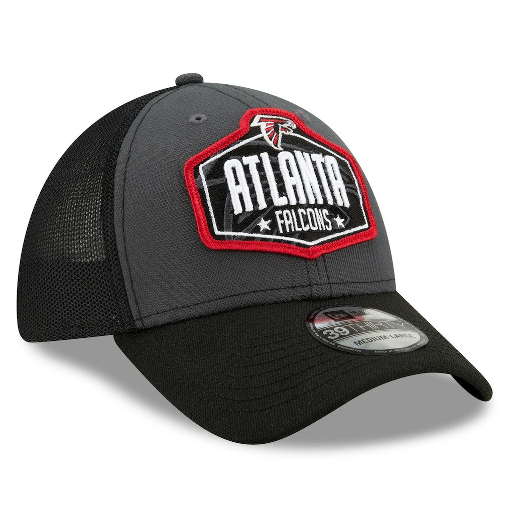 Atlanta Falcons 2021 NFL Draft Trucker 39THIRTY Flex Hat | NFL On sale