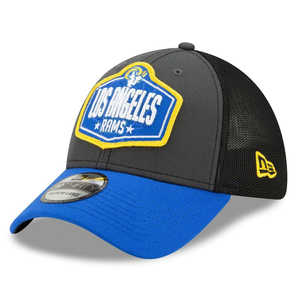 Los Angeles Rams 2021 NFL Draft Trucker 39THIRTY Flex Hat | NFL Hot