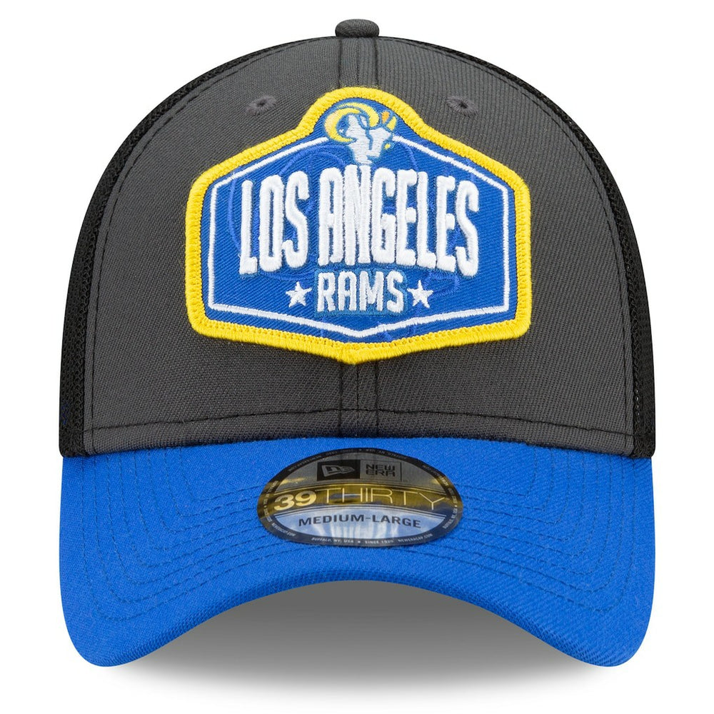 Los Angeles Rams 2021 NFL Draft Trucker 39THIRTY Flex Hat | NFL Hot